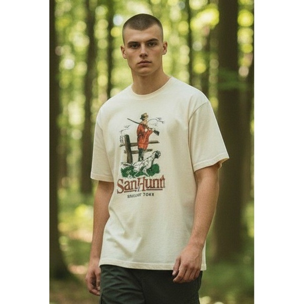 Sam Hunt Locked Up Tour Concert T-Shirt Adult Medium Cream Country Music Tee